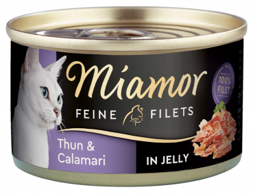 Miamor Feine Filets - Thunfisch & Calarmari, Dose 100 g