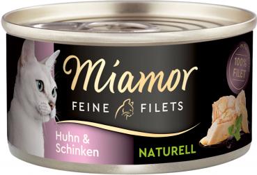 Miamor Feine Filets Naturelle Huhn & Schinken 80 g