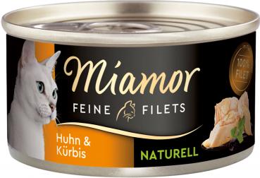 Miamor Feine Filets Naturelle Huhn & Kürbis 80 g