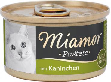 Miamor Katzenzarte Fleischpastete - Kaninchen, Dose 85 g