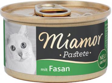 Miamor Katzenzarte Fleischpastete - Fasan, Dose 85 g