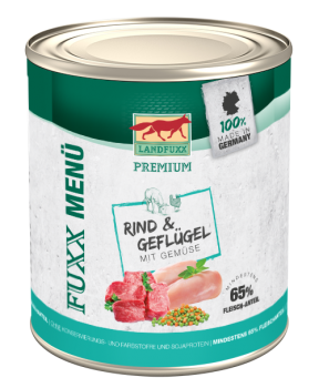 FUXX Menü Rind & Geflügel & Gemüse 800 g