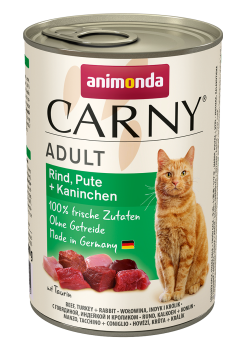 Animonda Carny Adult Rind, Pute + Kaninchen 400 g