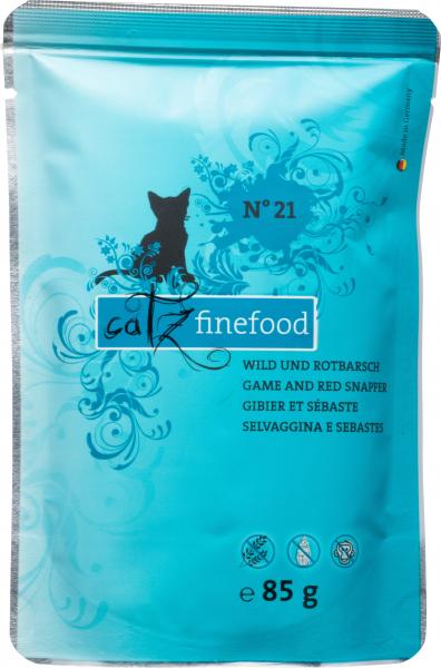 catz finefood  N°21 Wild & Rotbarsch 85g
