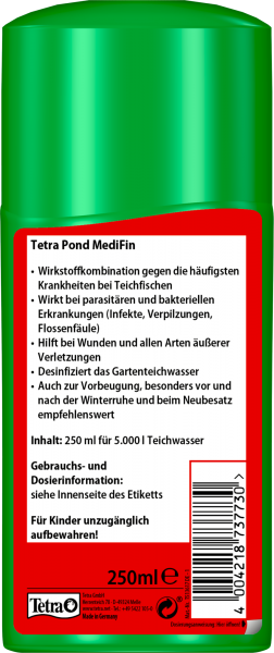 Arzneimittel für Teichfische - TetraPond MediFin 250ml